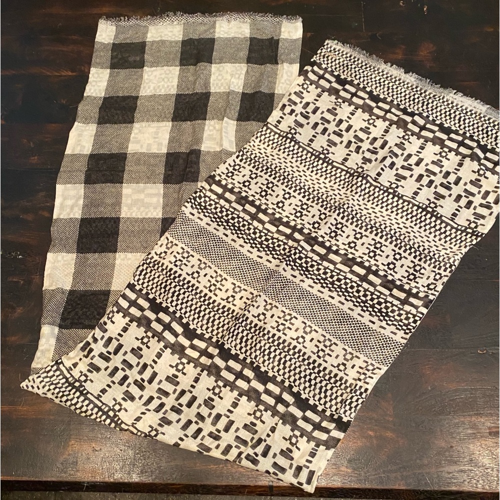 Two sided scarf by Worth.